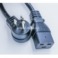 C20 a C19 15A / 250V 14AWG / 3C SJT Servidor / PDU Cable de alimentación, Negro,